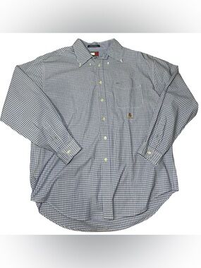 Classic vintage Tommy Hilfiger long sleeve button up shirt
